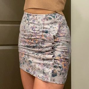 ZARA floral skirt. tags on, worn only for photo